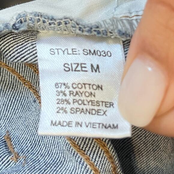 Nichole Lynel Baggy Wide Leg Cargo Oversized Womens Jeans Size M Streetwear Punk - Picture 7 of 8